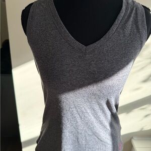 The North Face Charcoal V-Neck Tank Top